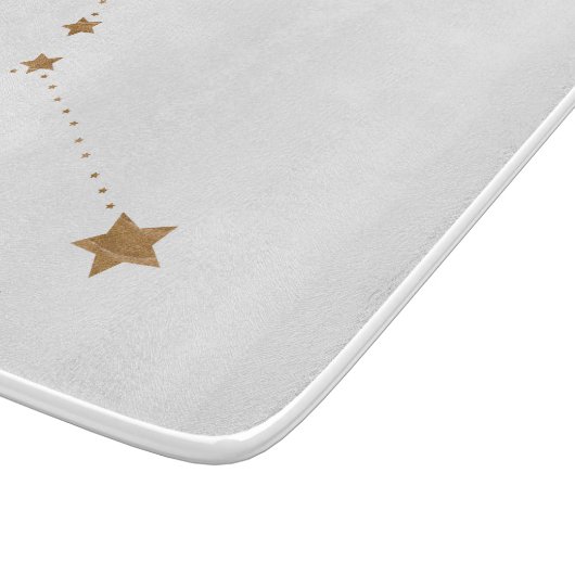 Modernes Zodiac-Schild-Goldkrebs | Element Wasser Schneidebrett (Ecke)