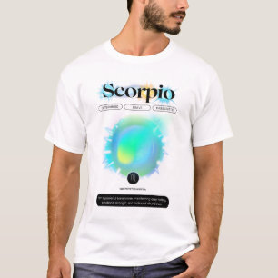 Modernes Zodiac-Schildkrötenzeichen Wasserelement T-Shirt
