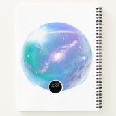 Modernes Zodiac Sign Aquarius Quote Air Element Notizblock (Rückseite)