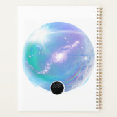 Modernes Zodiac Sign Aquarius Quote Air Element Planer (Rückseite)