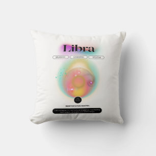 Modernes Zodiac Sign Libra Quote Air Element Kissen