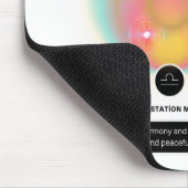 Modernes Zodiac Sign Libra Quote Air Element Mousepad (Ecke)