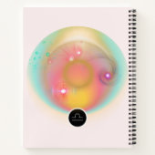 Modernes Zodiac Sign Libra Quote Air Element Notizblock (Rückseite)