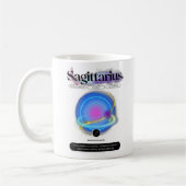 Modernes Zodiac Sign Sagittarier Kostenelement Feu Kaffeetasse (Links)