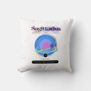 Modernes Zodiac Sign Sagittarier Kostenelement Feu Kissen