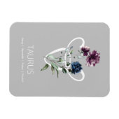 Modernes Zodiac Star Sign Taurus Magnet (Horizontal)