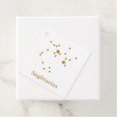 Modernes Zodiac-Zeichen Gold Sagittarier| Elementf Geschenkanhänger (Beispiel)
