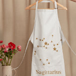 Modernes Zodiac-Zeichen Gold Sagittarier| Elementf Schürze<br><div class="desc">Modernes Zodiac-Zeichen Gold Sagittarier| Elementfeuer</div>