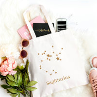 Modernes Zodiac-Zeichen Gold Sagittarier| Elementf