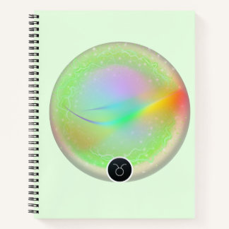 Modernes Zodiac-Zeichen Taurus Zitat-Erdelement Notizblock