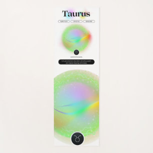 Modernes Zodiac-Zeichen Taurus Zitat-Erdelement Yogamatte