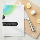 Modernes Zodiaka-Gebärdenziffer Wasserelement Geschirrtuch (Viertel Falte)