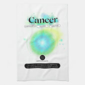 Modernes Zodiaka-Gebärdenziffer Wasserelement Geschirrtuch (Vertikal)