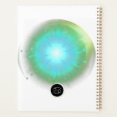 Modernes Zodiaka-Gebärdenziffer Wasserelement Planer (Rückseite)