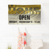 Modernes ZUHAUSE Banner + Ihr Backgr. Ideen (Insitu)