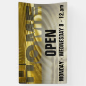 Modernes ZUHAUSE Banner + Ihr Backgr. Ideen (Vertikal)