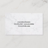 Modernes Zuhause | Logo für Business Gebäude Visitenkarte (Rückseite)