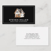 Modernes Zuhause | Reales Anwesen Visitenkarte (Vorne/Hinten)