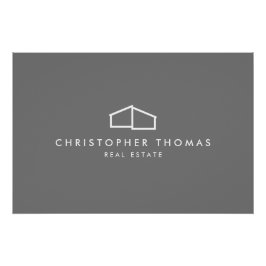 Modernes Zuhause Realtor-Logo-Download Poster
