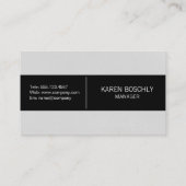 Modernes Zuhause | Realtor Visitenkarte (Rückseite)