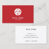 Modernes Zuhause Repair Handyman-Logo Visitenkarte (Vorne/Hinten)
