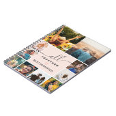 Modernes Zusammenspiel von Skripten 10 Foto Collag Notizblock (Linke Seite)