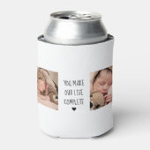 Modernes Zwei-Foto | Sie machen unser Leben zu ein Dosenkühler (Kanne Vorderseite)