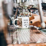 Modernes Zwei-Foto | Sie machen unser Leben zu ein Espressotasse<br><div class="desc">Modernes Zwei-Foto | Sie machen unser Leben zu einem Ende</div>