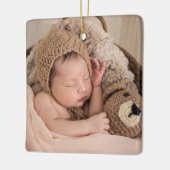 Modernes Zwei-Foto | Sie machen unser Leben zu ein Keramikornament (Links)