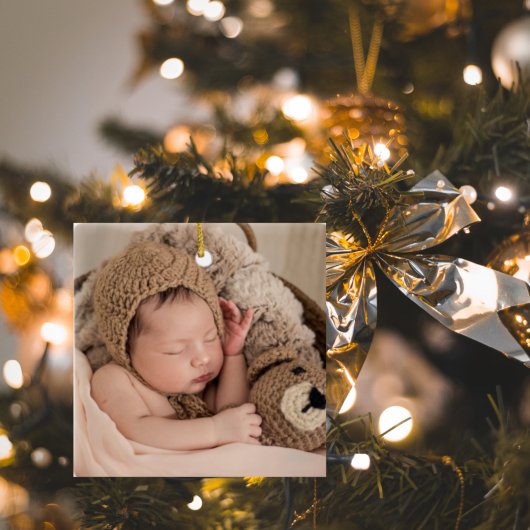 Modernes Zwei-Foto | Sie machen unser Leben zu ein Keramikornament