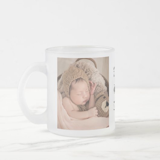 Modernes Zwei-Foto | Sie machen unser Leben zu ein Mattglastasse (Links)