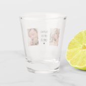 Modernes Zwei-Foto | Sie machen unser Leben zu ein Schnapsglas (Rückseite)