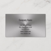 Modernes, zweiseitiges, gegossenes Metall-Look Mit Visitenkarte (Rückseite)