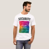 Modernes zweiseitiges Template Mens Security Perso T-Shirt (Vorne ganz)