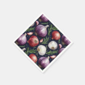 Modernes Zwiebelmuster Serviette (Ecke)