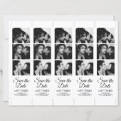 ModernFotostand 2x7" Save the Date Hochzeitstreich (Vorderseite)
