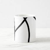 modernisieren Sie Ihr Logo hier Minimalistisch Abs Kaffeetasse (Mittel)