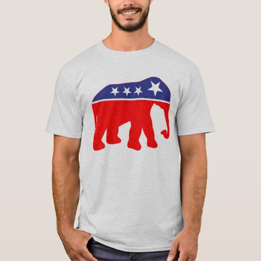Modernisierter GOP-Elefant T-Shirt (Vorderseite)