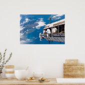 Modernisierung der Internationalen Raumstation Poster (Küche)