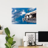 Modernisierung der Internationalen Raumstation Poster (Heimbüro)