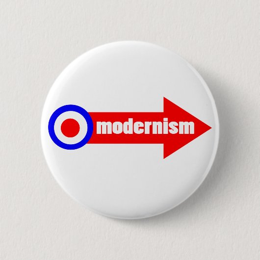 Modernismusziel u. -pfeil button (Vorderseite)
