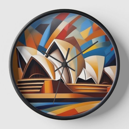 Modernist Australien Sydney Opera House Uhr (Vorderseite)