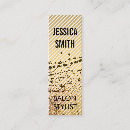 Modernist expressiv mini visitenkarte (Vorderseite)