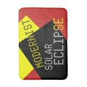 Modernist Solar Eclipse Funny individuell anpassba Badematte (Vorderseite Vertikal)