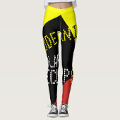Modernist Solar Eclipse Funny individuell anpassba Leggings (Vorderseite)