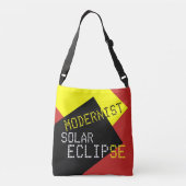 Modernist Solar Eclipse Funny individuell anpassba Tragetaschen Mit Langen Trägern (Rückseite)