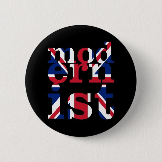 Modernist Union Jack Button (Vorderseite)