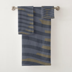 modernistisch abstrakt geometrisch badhandtuch set