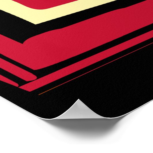 modernistisch abstrakt geometrisch poster (Ecke)