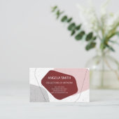 Modernistische Formen Visitenkarte (Stehend Vorderseite)